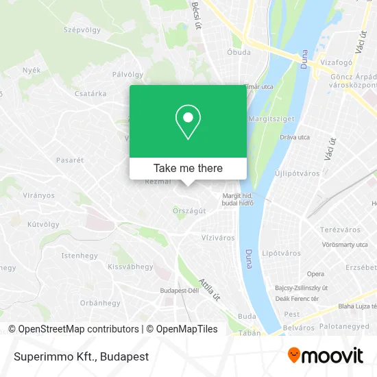 Superimmo Kft. map