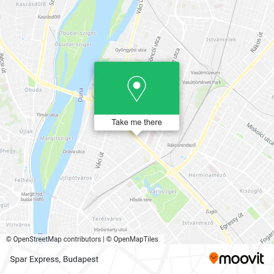 Spar Express map