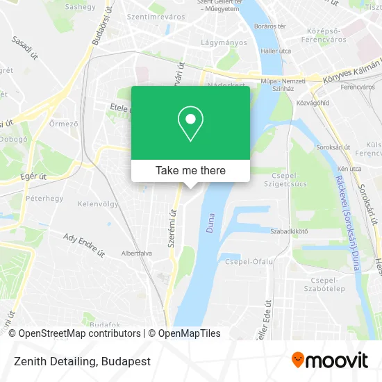 Zenith Detailing map