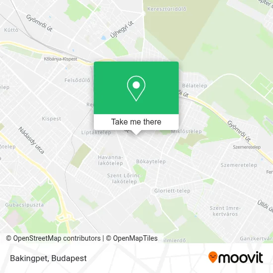 Bakingpet map