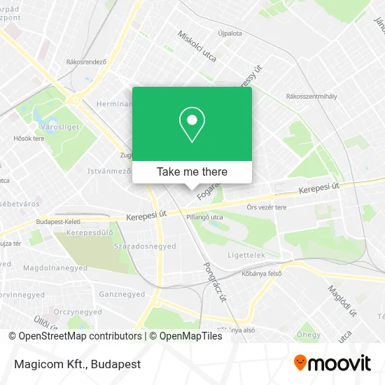 Magicom Kft. map