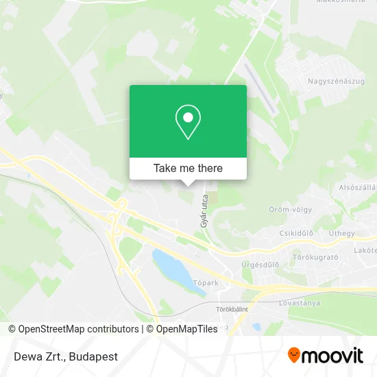 Dewa Zrt. map