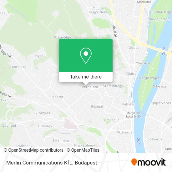 Merlin Communications Kft. map