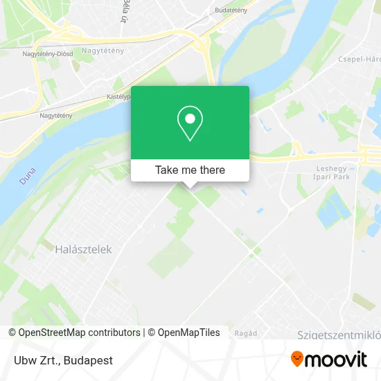 Ubw Zrt. map