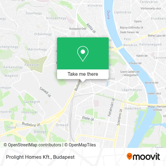 Prolight Homes Kft. map