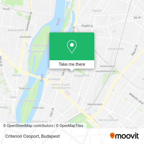 Criterion Csoport map