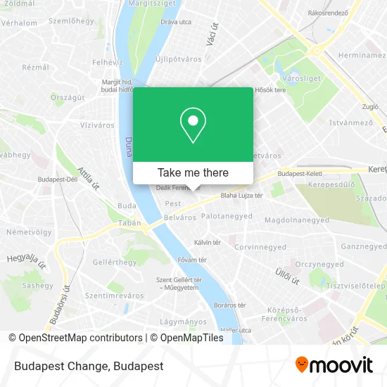Budapest Change map
