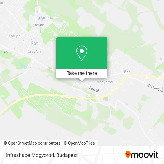Infrashape Mogyoród map