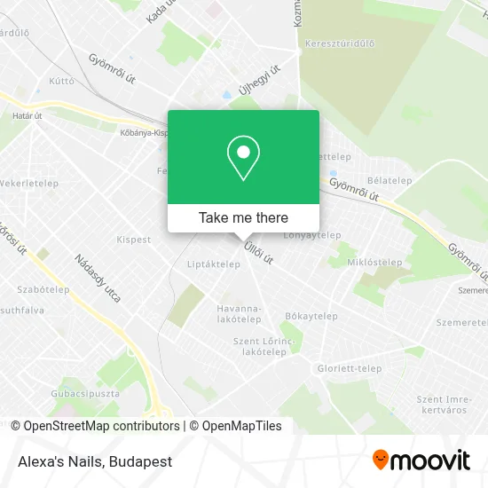 Alexa's Nails map