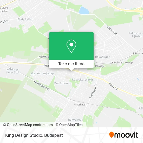 King Design Studio map