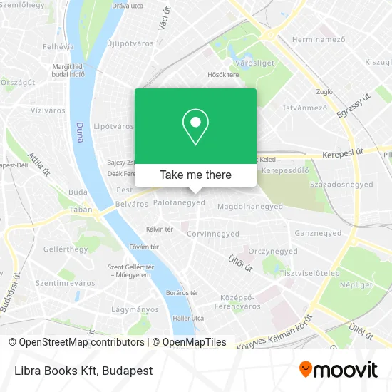 Libra Books Kft map