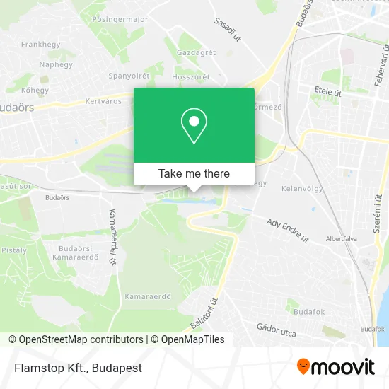 Flamstop Kft. map