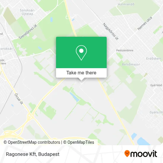 Ragonese Kft map