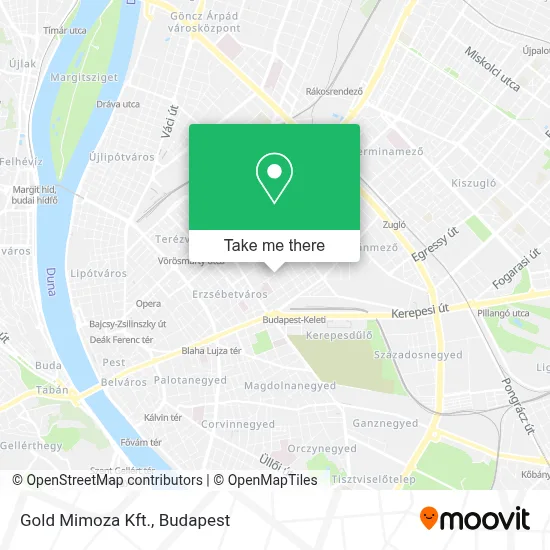 Gold Mimoza Kft. map