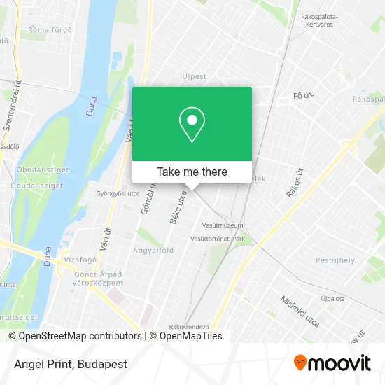 Angel Print map