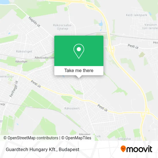 Guardtech Hungary Kft. map