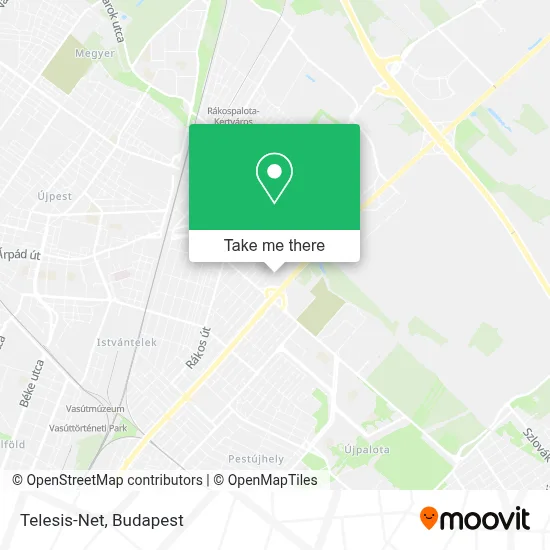 Telesis-Net map