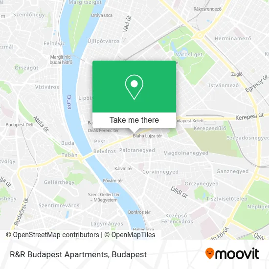 R&R Budapest Apartments map