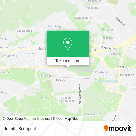 Infiniti map