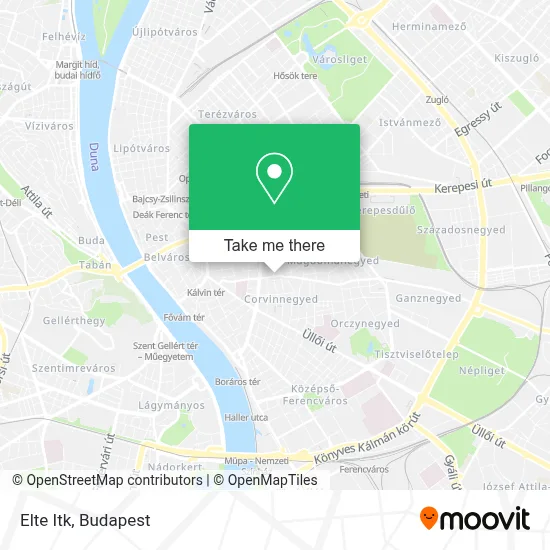 Elte Itk map