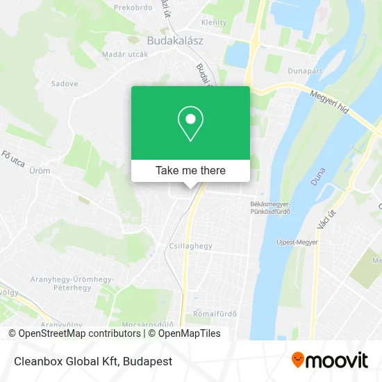 Cleanbox Global Kft map