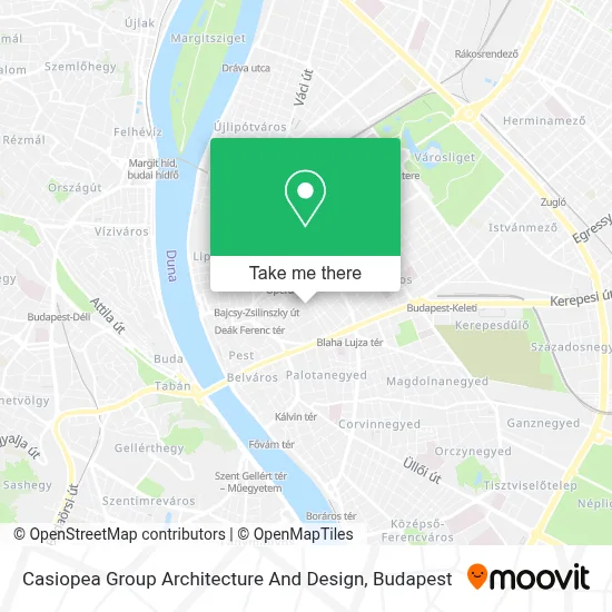 Casiopea Group Architecture And Design map