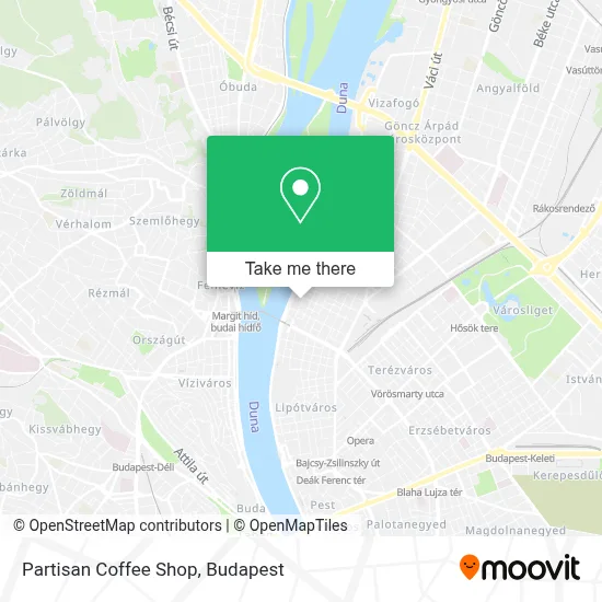 Partisan Coffee Shop map