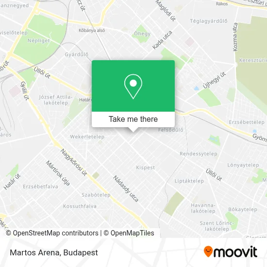Martos Arena map