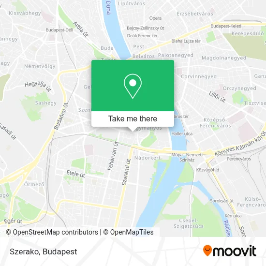 Szerako map