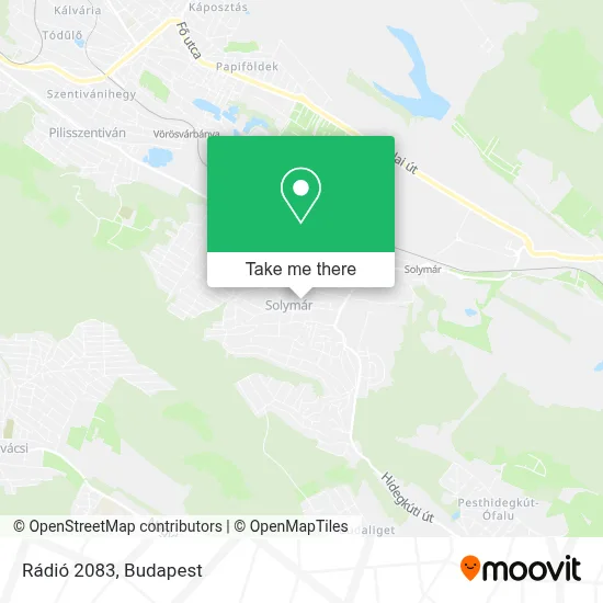 Rádió 2083 map