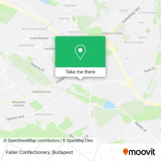 Faller Confectionery map