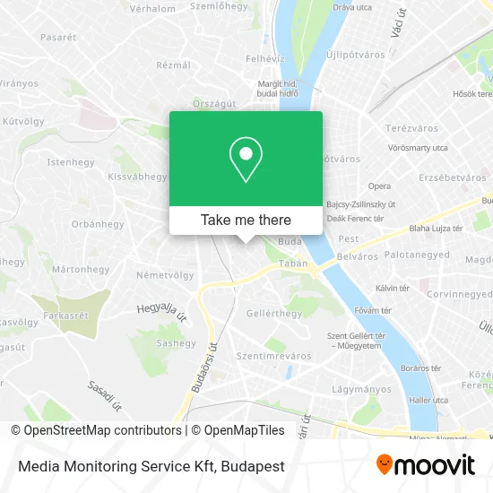 Media Monitoring Service Kft map