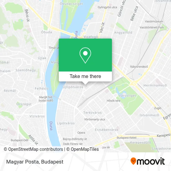 Magyar Posta map