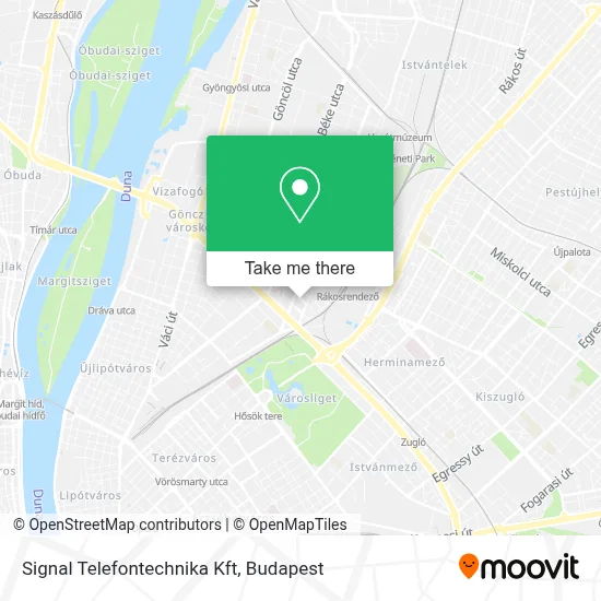 Signal Telefontechnika Kft map