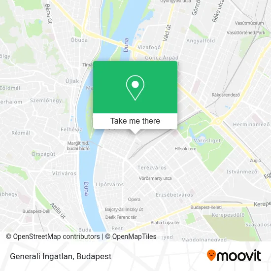 Generali Ingatlan map