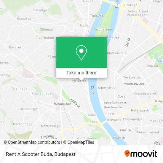 Rent A Scooter Buda map