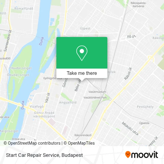 Start Car Repair Service map