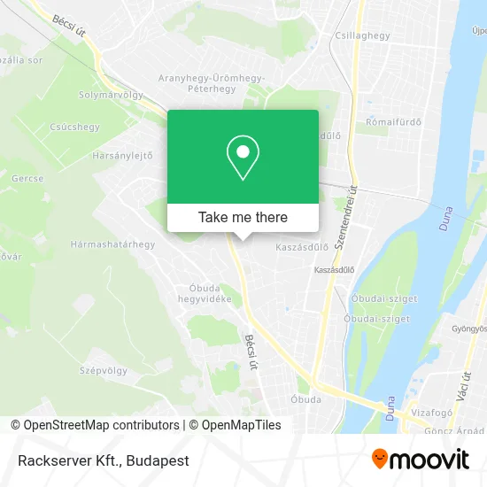 Rackserver Kft. map