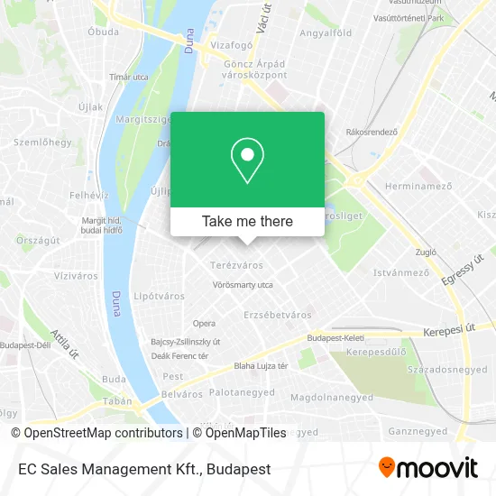 EC Sales Management Kft. map
