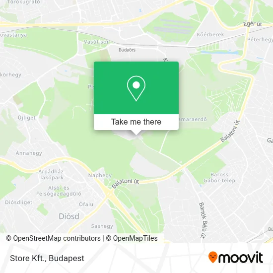 Store Kft. map