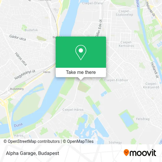 Alpha Garage map