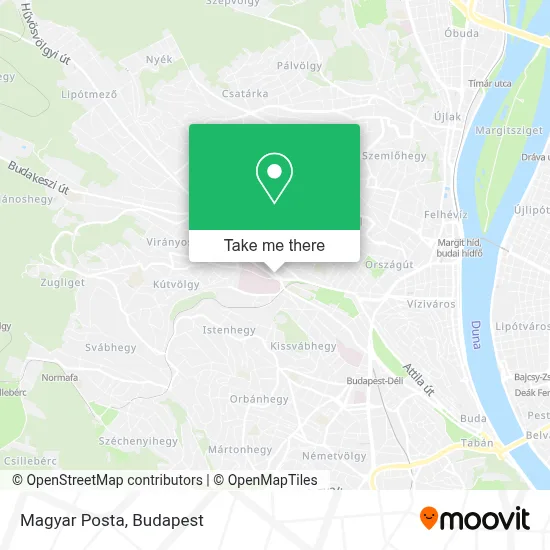 Magyar Posta map