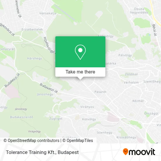Tolerance Training Kft. map