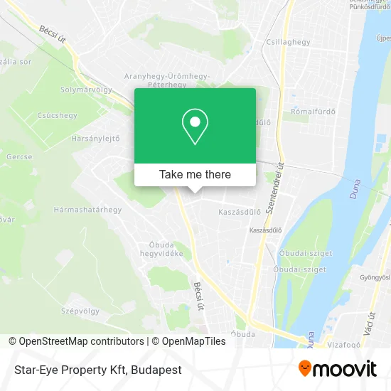 Star-Eye Property Kft map