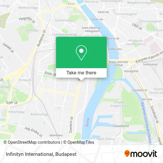 Infinityn International map