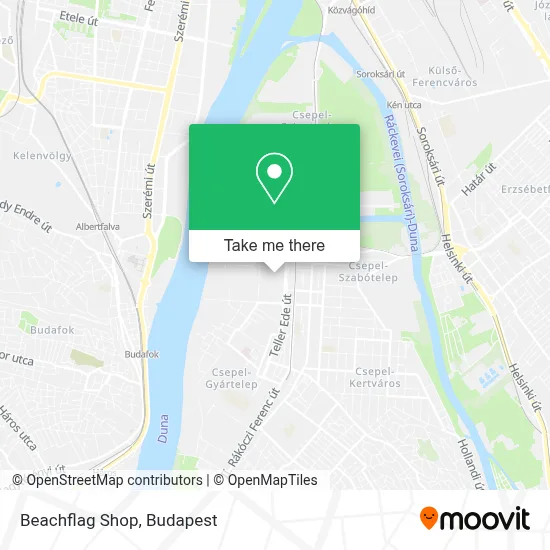 Beachflag Shop map