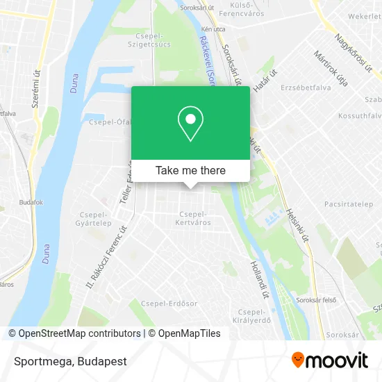 Sportmega map
