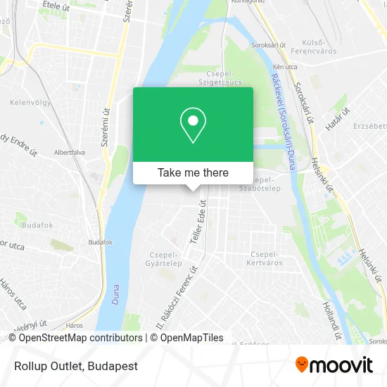 Rollup Outlet map