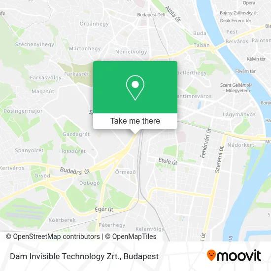 Dam Invisible Technology Zrt. map