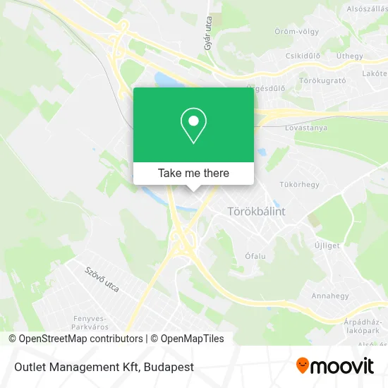 Outlet Management Kft map